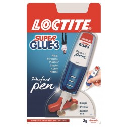 Adhesivo Instantaneo Super Glue-3 Loctite Super-Glue 3 Gr-Perfect Pen