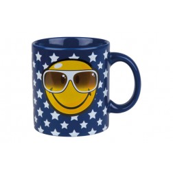 Mug Ceramica Smiley 330 ml Cool-Azul M