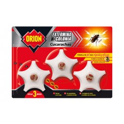 Insecticida Cebo Cucarachas Orion 3 Uds