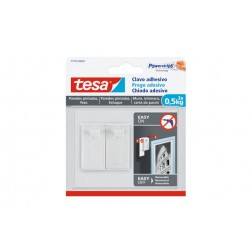 Clavo Adhesivo Sms Removible Pared Pintada 0,5 Kg Blister 2 Clavos 3 Tiras