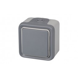 Pulsador Superficie Gris Ip55 Legrand Plexo