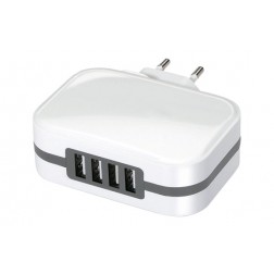Cargador 4 Usb Carga Rapida 6,8A