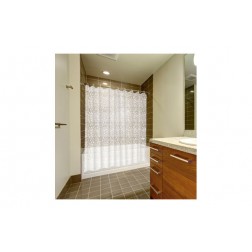 Cortina Baño Caldea Pvc Transparente Dintex 180x200 cm