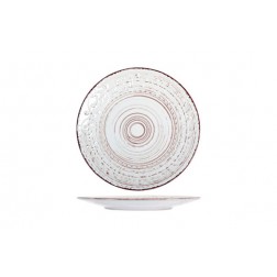 Plato Stoneware Courtyard Blanco Llano-27,5cm
