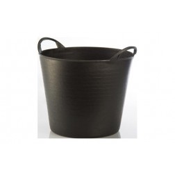 Capazo Plástico Flexible Multiusos 26 Lt Negro