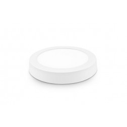 Downlight Led Superficie Redondo Blanco 23 cm 18 W 1800 Lm Fria