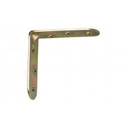 Escuadra Acero de Refuerzo Modelo 3 Bicromatado Amig 40x40mm 