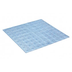 Alfombra Baño Antideslizante con Ventosas Bcn 54x54 cm Agua