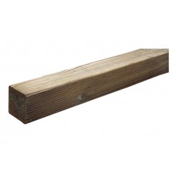 Poste de madera cuadrado 7 x 7 x 100cm