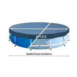 Cubierta para piscina redonda metal Frame Diam. 305cm