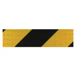 Cinta Adhesiva Señalizacion Reflectante Target 33 Mx50mm Amarilla/Negra