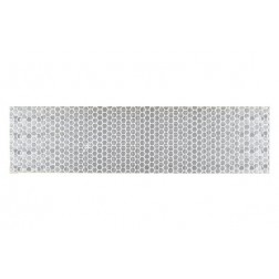 Cinta Adhesiva Señalizacion Reflectante Target 33 Mx50mm Blanca