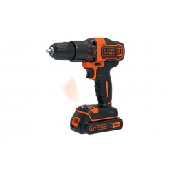 Taladro Bateria Percutor Black & Decker 18 V 2 Baterias 1.5 Ah