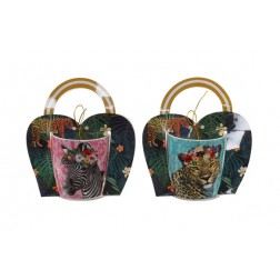 Mug Porcelana Set Regalo Animal 36cl Surtido