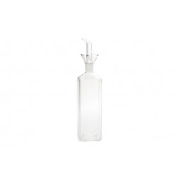 Aceitera Antigoteo Cristal Cuadrada 500 ml 