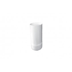 Tubo Estanco Macho/Hembra Aluminio Blanco Diam. 100 0,5 M 