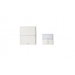 Timbre Inalambrico Premium Blanco Legrand Alcance 200 Metros