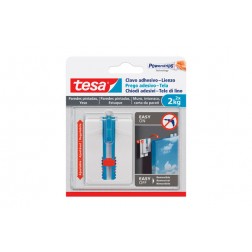 Clavo Adhesivo Sms Ajustable Lienzos Pared Pintada Tesa Tape 2.0 Kg Blister 2 Clavos 3 Tiras 