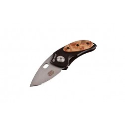Navaja Empuñadura de Madera True Utility Hoja de Acero Inoxidable