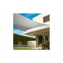 Toldo Vela Sombreo 'Grade Sail' Rectangular Colaroo 5x3m Gris 340gr 'Coolaroo'