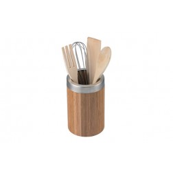 Bote Bambu con Utensilios Cocina Balvi