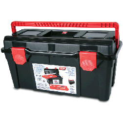 Caja Herramientas Polipropileno N 36 Gris Tayg 580x285x290mm 1 Bandeja Estuche 