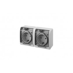Doble Base Tt Lateral Estanco Pool 54 Famatel 16A 250V