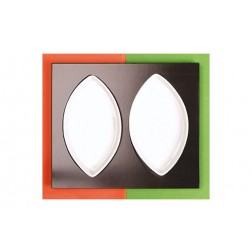 Entremesero Cuadrado 2 Piezas con Bandeja