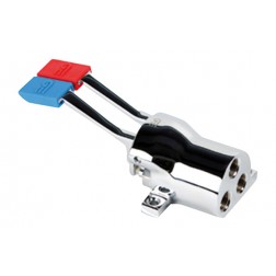 Grifo Horizontal Doble Pedal con Filtro Auto Limpiante 1/2"