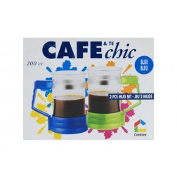 Mug Chic Azul V.Import (Juego 2 Unidades)