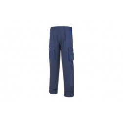 Pantalon Algodon 270 Gr Supertop Marca T 42 Azul Marino