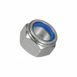 Tuerca Hexagonal Autoblocante (4 Uni) Fer M-6