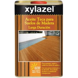 Aceite protector suelos Xylazel Teca Larga Duración Miel 2.5L