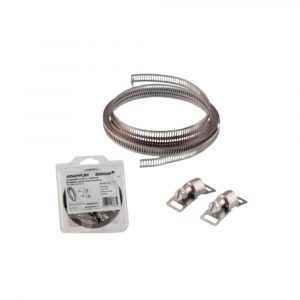 FLEJE ABRAZADERA INOX W2 ROLLO 3 M 9 MM + 8 TORNILLOS Ref. 9691519