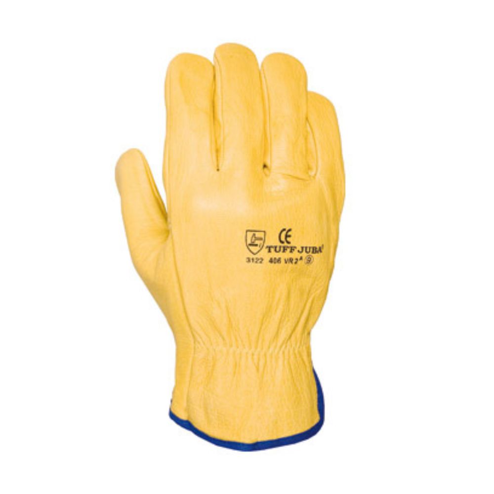 GUANTE PIEL FLOR VACUNO CORTO AMARILLO T/7 Ref. 9677320