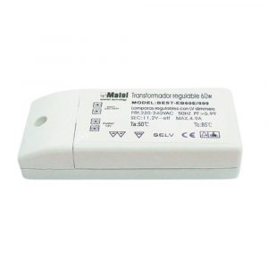 TRANSFORMADOR ELECTRONICO 12V 60W Ref. 9690187