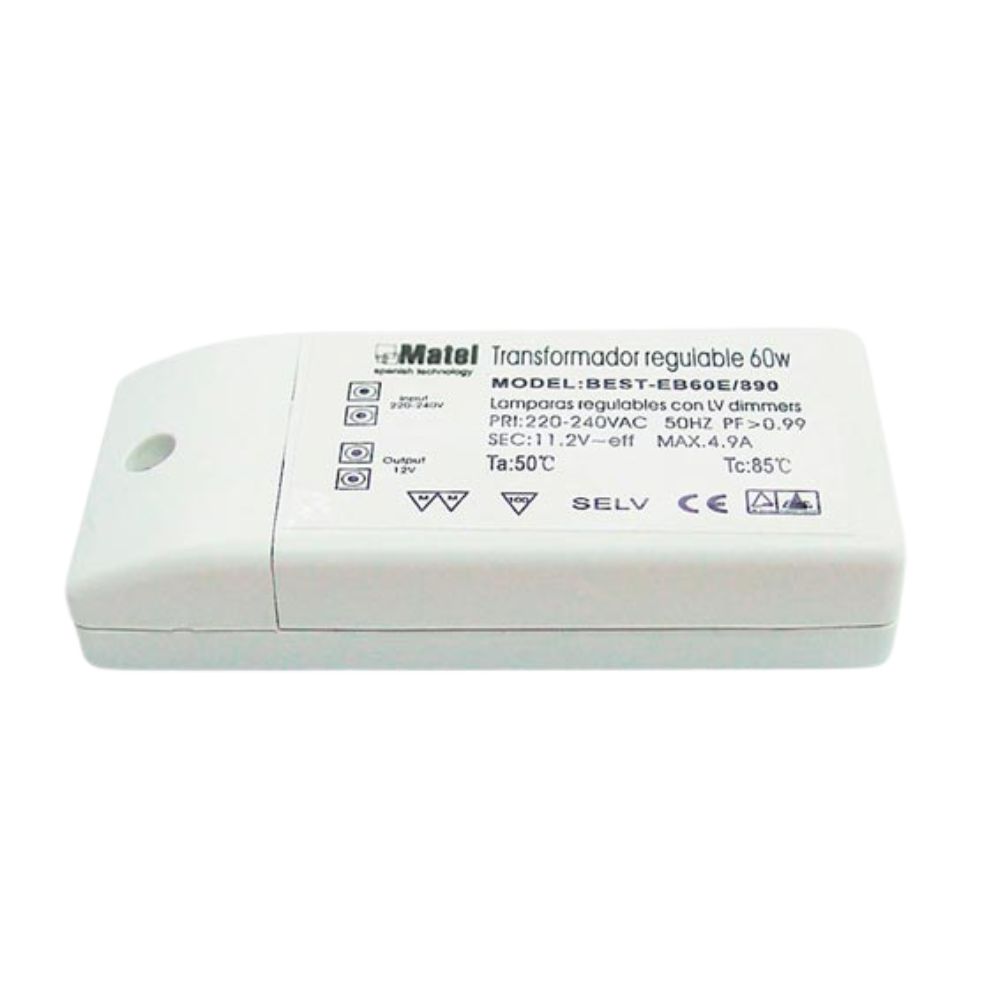 TRANSFORMADOR ELECTRONICO 12V 60W Ref. 9690187
