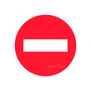 Señal Metálica R-101 Ref. V10060IB