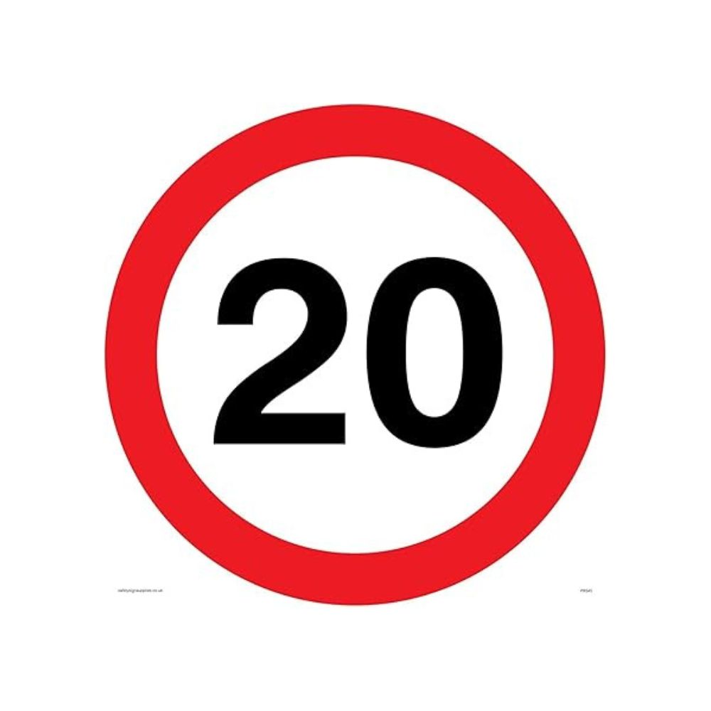 SEÑAL LIMITACIÓN VELOCIDAD 20 Ref. 11137DP