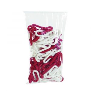 CADENA SEÑALIZACIÓN ROJA/BLANCA 8MMX5M PLASTICO Ref. 23001833
