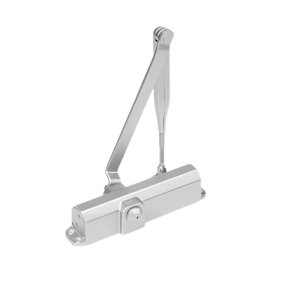 CIERRAPUERTAS BRAZO RETENEDOR TS COMPACT COLOR PLATA Ref. 9671347