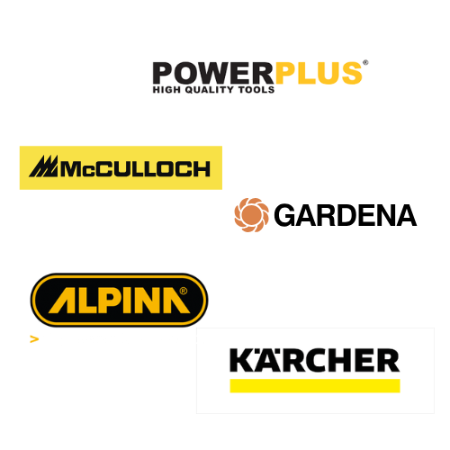 Powerplus, gardena, alpina, karcher